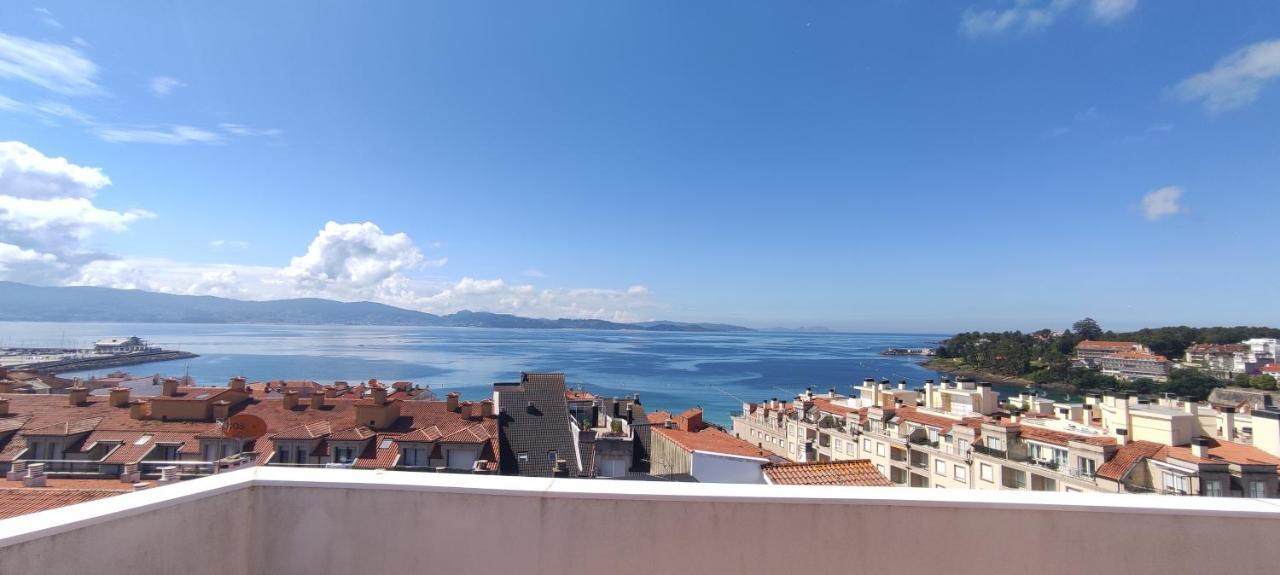 Atico Con Amplia Terraza Y Espectaculares Vistas Lejlighed Sanxenxo Eksteriør billede