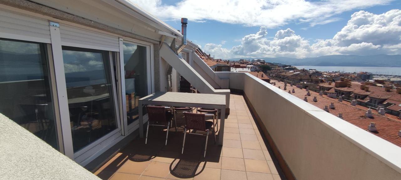 Atico Con Amplia Terraza Y Espectaculares Vistas Lejlighed Sanxenxo Eksteriør billede