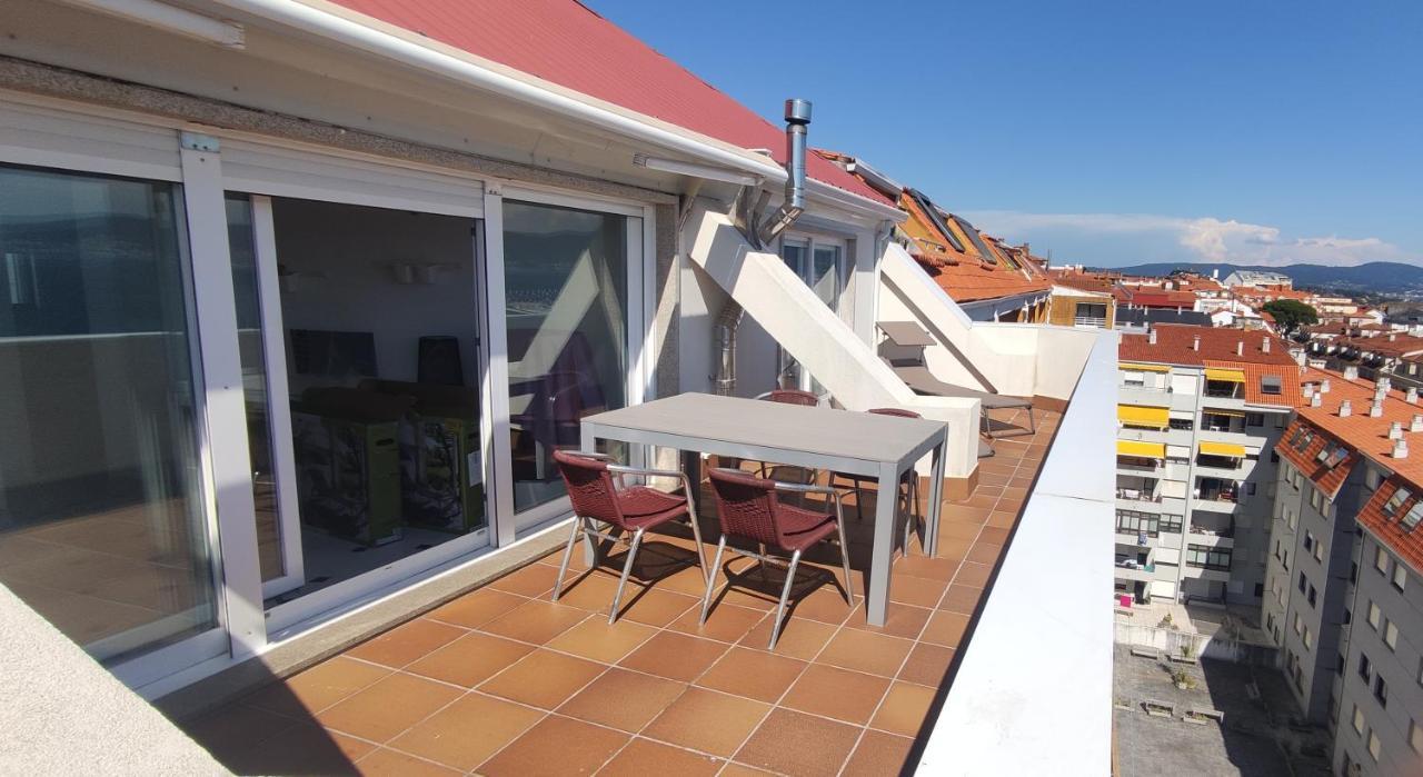 Atico Con Amplia Terraza Y Espectaculares Vistas Lejlighed Sanxenxo Eksteriør billede