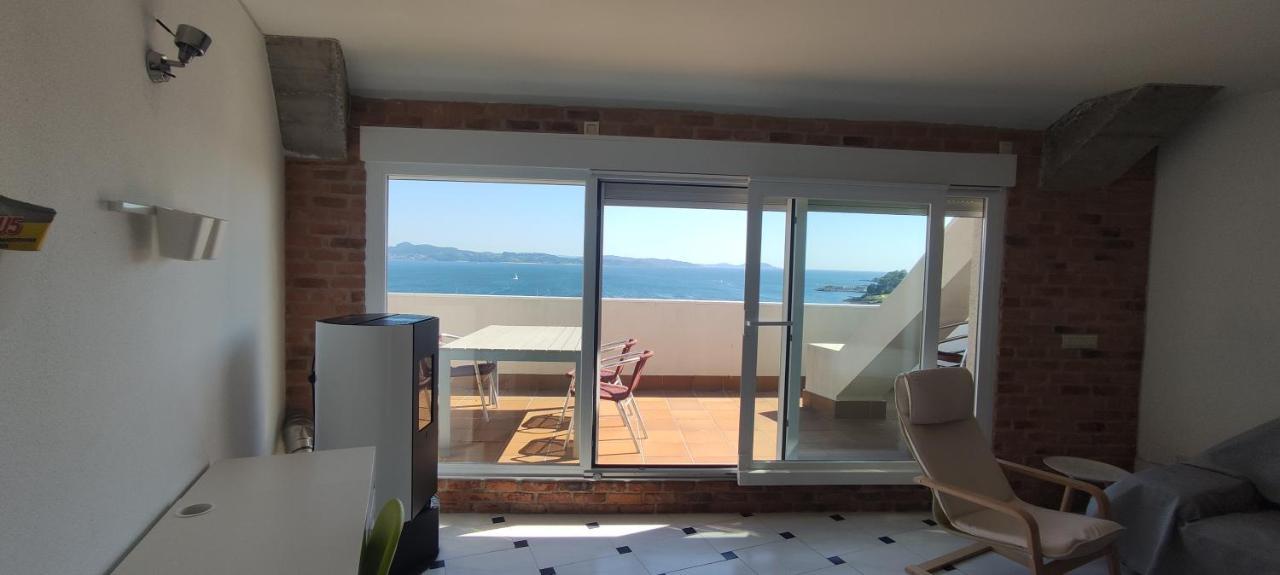 Atico Con Amplia Terraza Y Espectaculares Vistas Lejlighed Sanxenxo Eksteriør billede